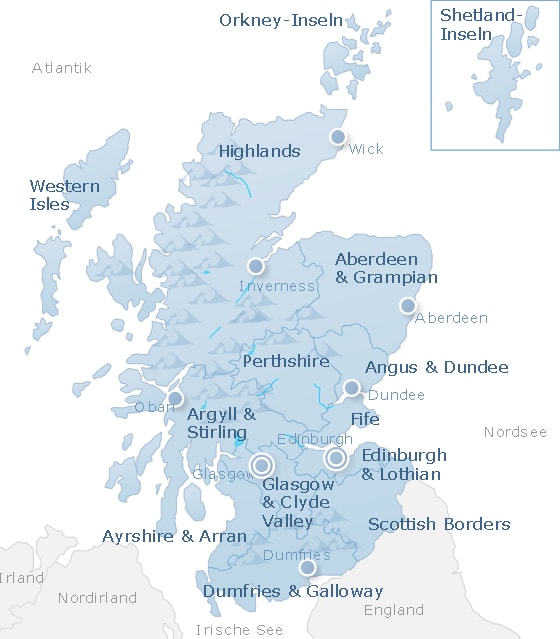 rent holiday apartments and holiday houses in Scotland - holiday in