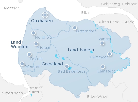 Ferienhäuser & Ferienwohnungen mit Meerblick in Cuxhaven & Umgebung