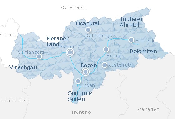 Ferienhäuser und Ferienwohnungen mit Pool in Südtirol