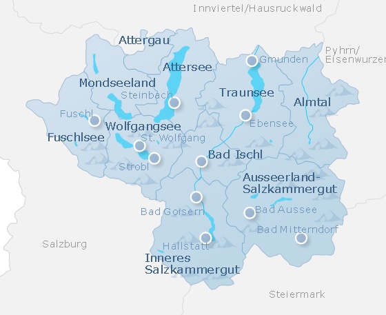 Salzkammergut Karte | Karte